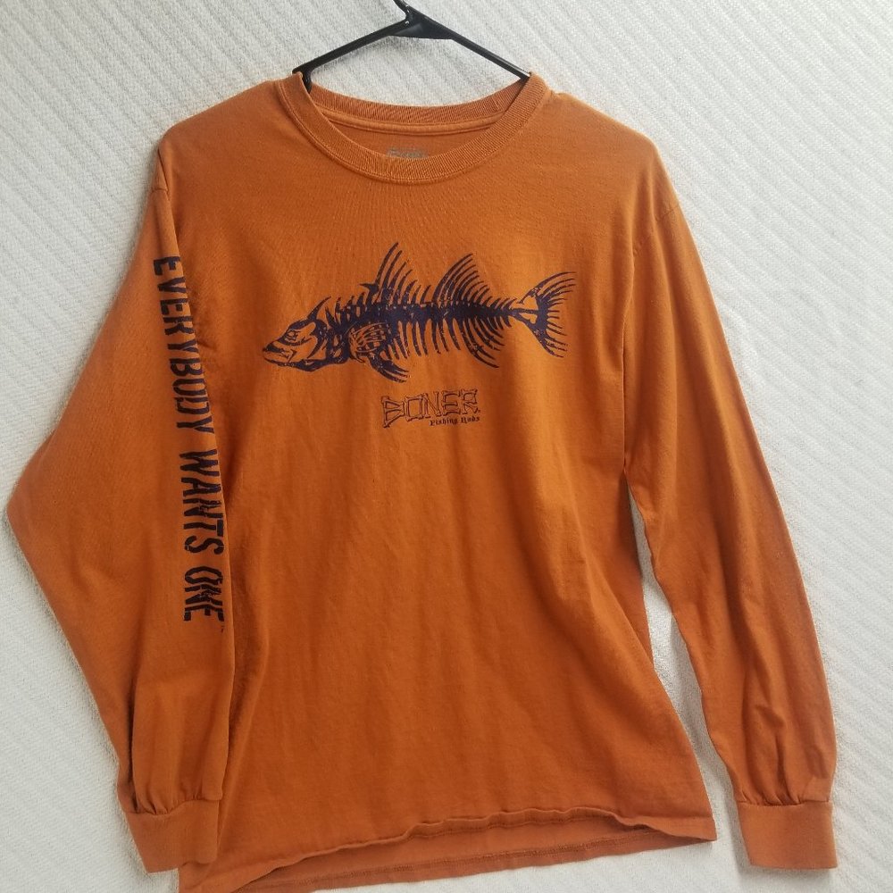 1157 - Boner Fishing Rods M Long Sleeve T-Shirt